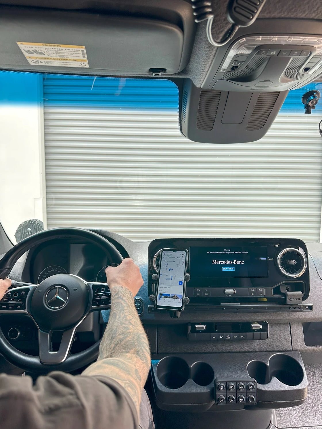 No-Drill - Mercedes Sprinter Phone & GPS Dash Mount – NAVIDOK Overlander