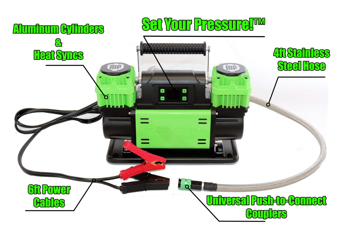 MORRFlate TenSix™ PSI Pro™ 12v Portable Compressor – Gen2