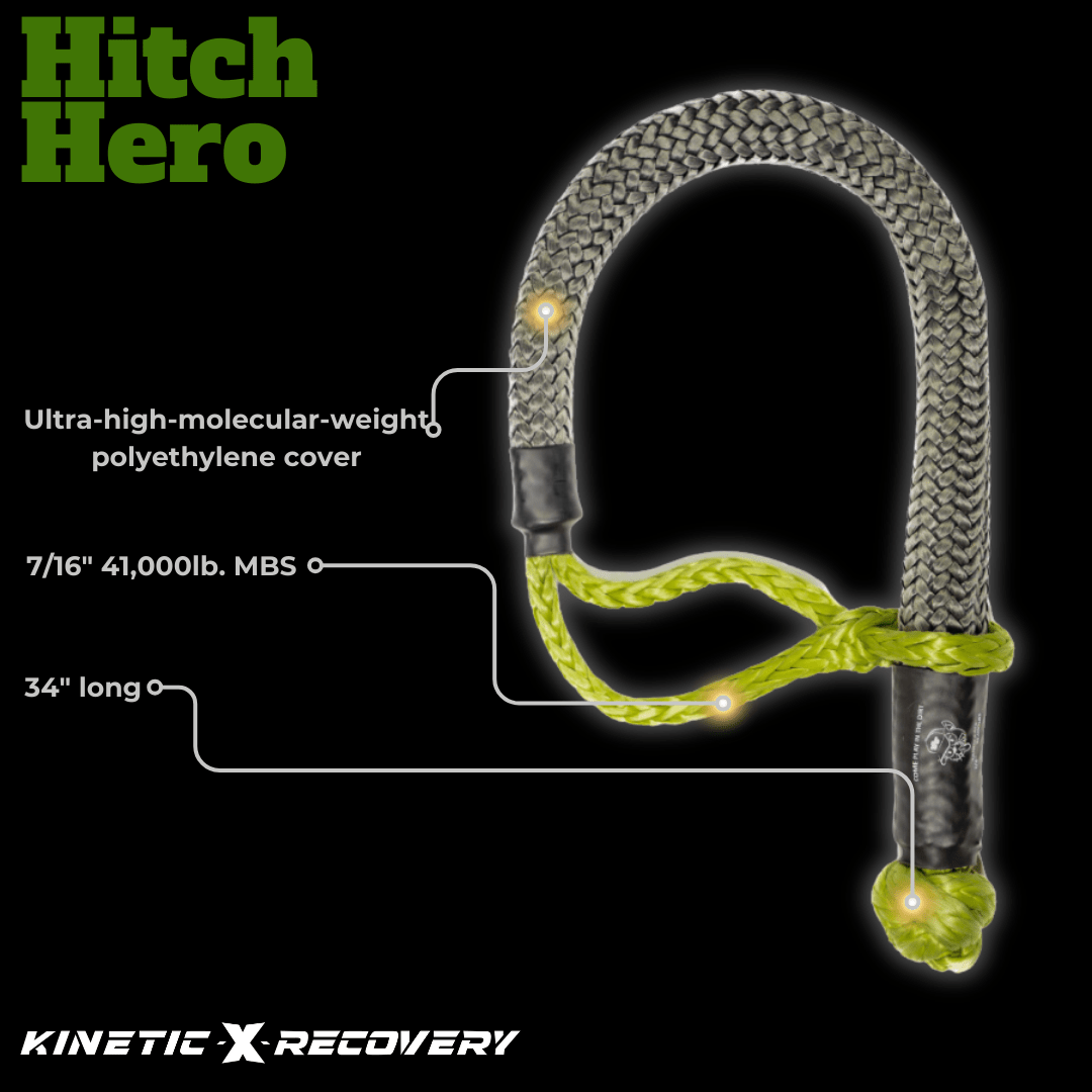 Hitch Hero Soft Shackle - SandyCats