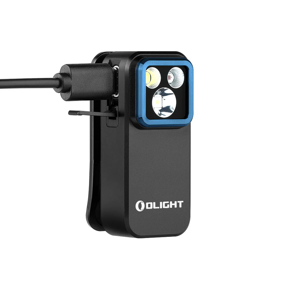 Olight Oclip Pro Van Light with Navilight Mount – Red & White Cockpit Light for Campers & RVs