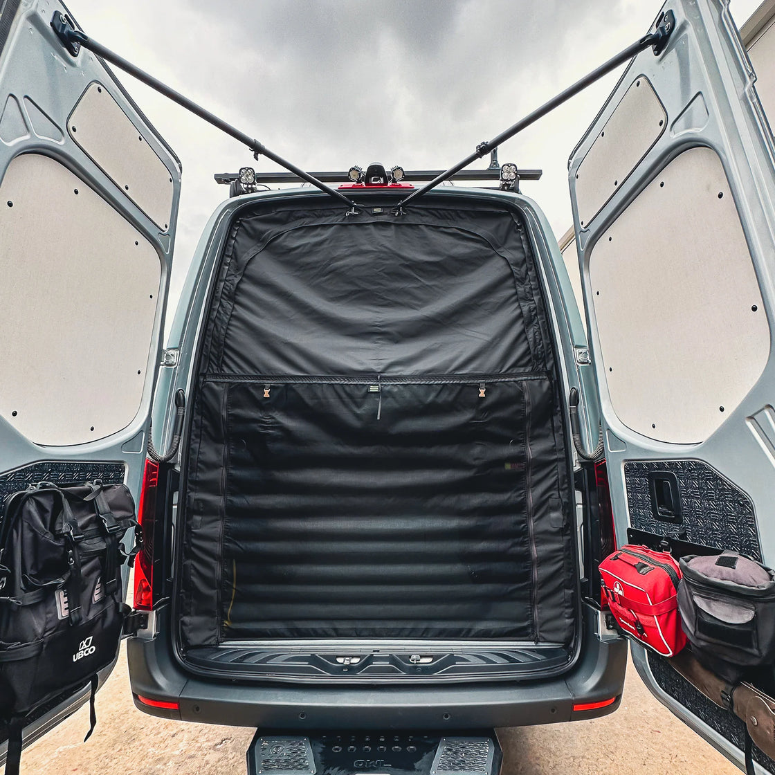 Mercedes Sprinter Rear Door Support | SlamStop Stabilizer for 2019+ High Roof Vans