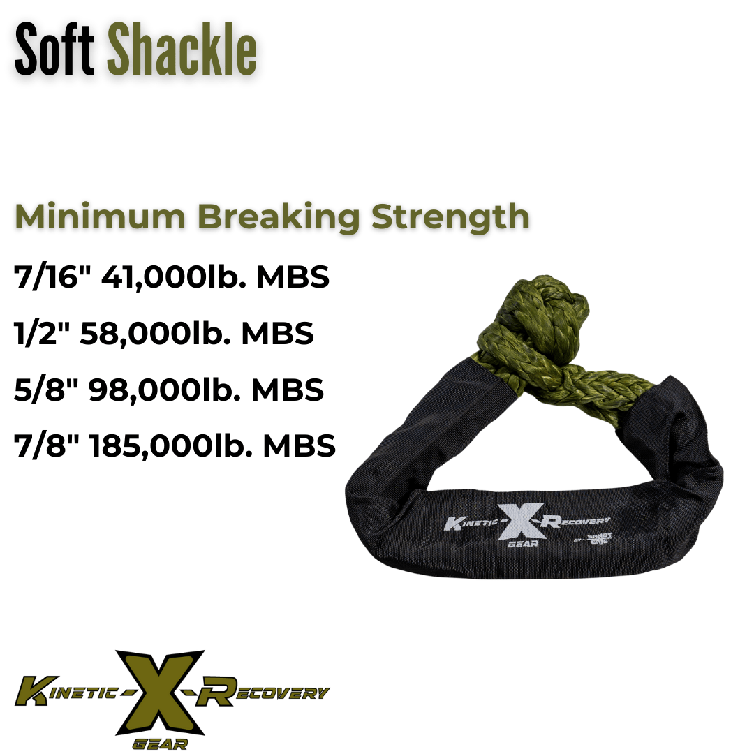 Heavy Duty Soft Shackles - SandyCats