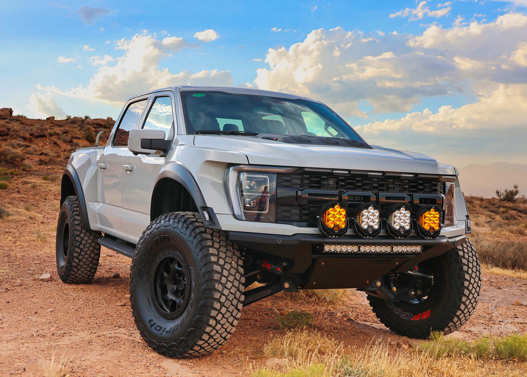 3rd Gen Raptor R Bumper Gen 3 Raptor R Mojave Frame Cut Bumper / With SVC Heat Exchanger Inclu