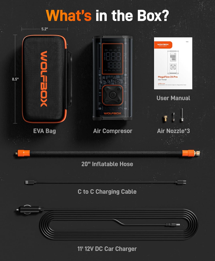 Megaflow 24 Pro Portable Tire Inflator